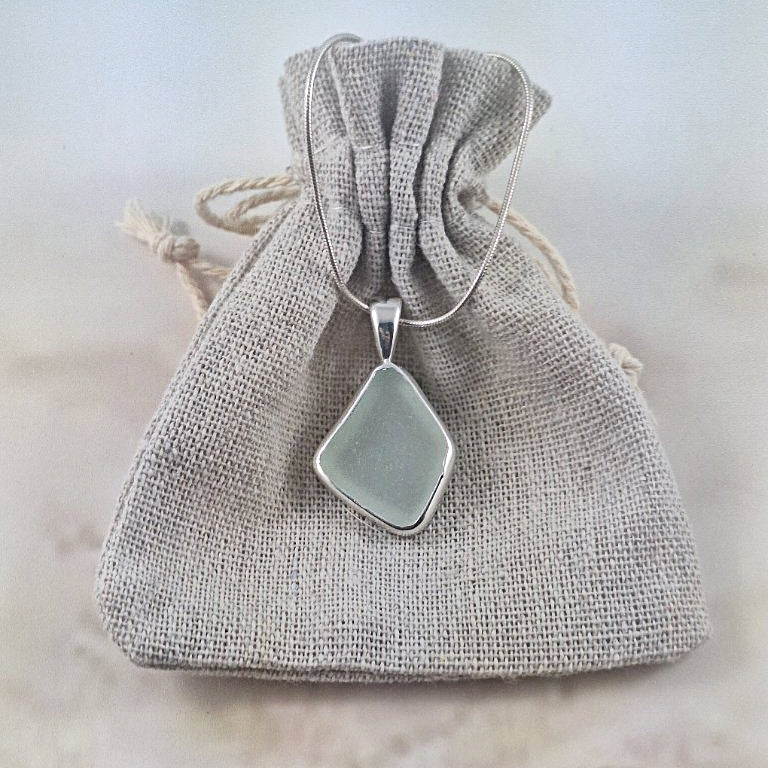 Sea Foam Mist Pendant (medium)