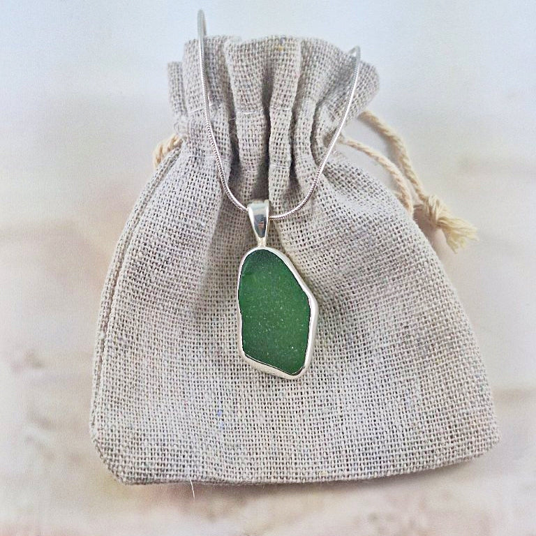 Seaweed Green Pendant (medium)