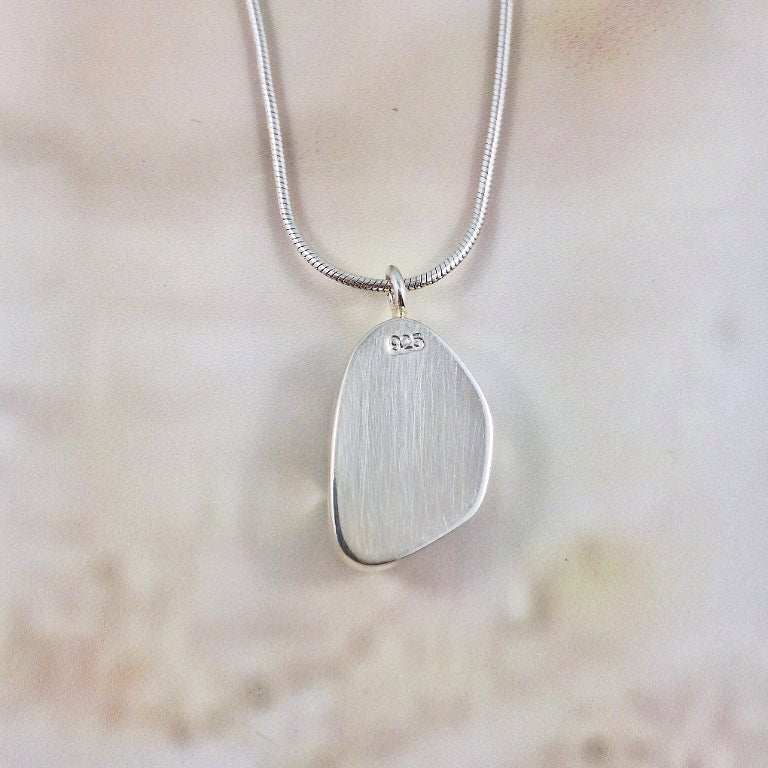 Lagoon Turquoise Sea Glass: Pendant (gift box)