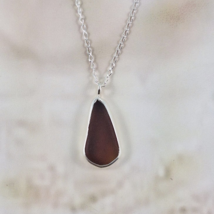 Vintage Bottle Brown: Tiny Pendant (gift box)