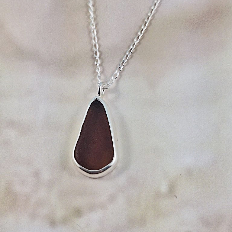 Vintage Bottle Brown: Tiny Pendant (gift box)