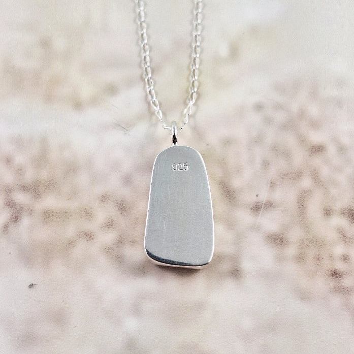 Ocean Mist White Sea Glass: Tiny Pendant (gift box)