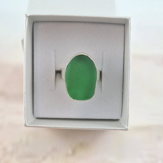 Ring size 7: Sea Witch Green
