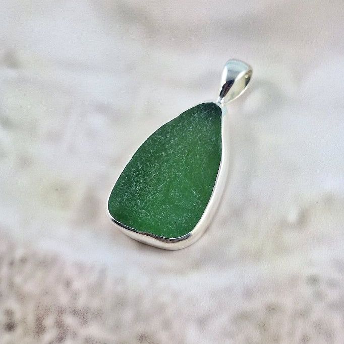 Seaweed Green Pendant (medium)