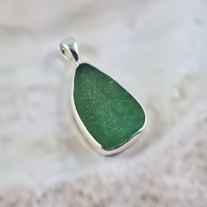 Seaweed Green Pendant (medium)