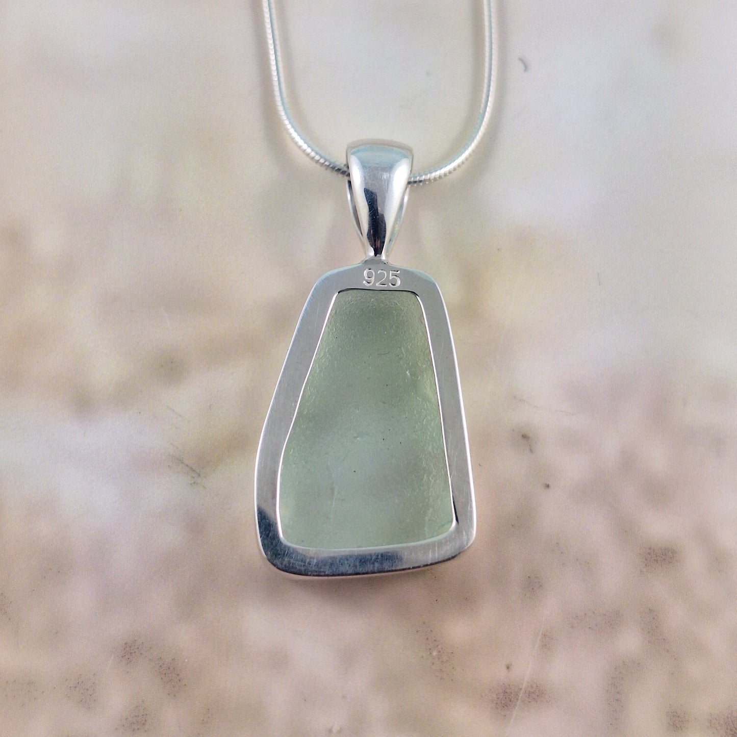 Rare Textured - Sea Foam Green Pendant (with chain option)