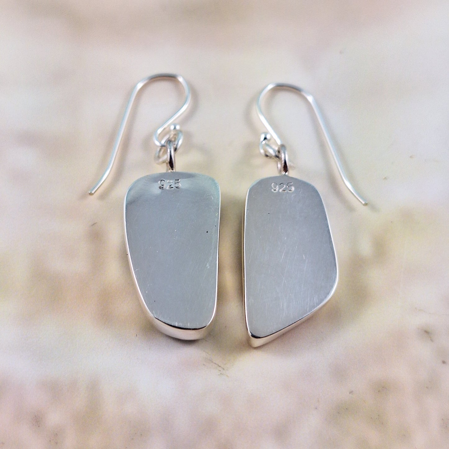 Sea Mist Sea Glass (hook earrings)